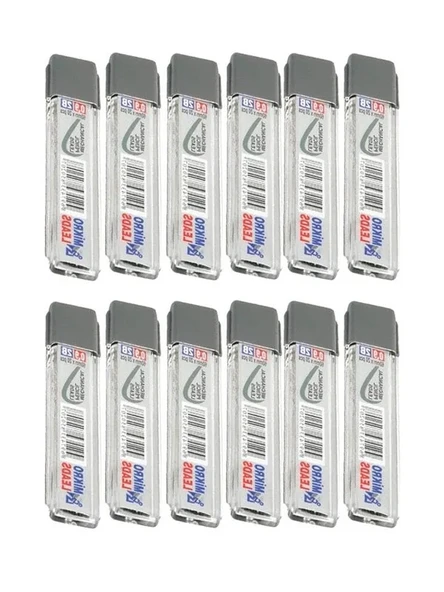 12 Adet Mekanik Kalem Ucu, 0,9 mm Siyah Renk, 60 mm Uzunluk ürün görseli 1
