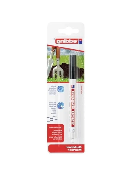 Dış Mekan İçin Siyah İşaretleme Kalemi, 1-2 mm Yuvarlak Uç ürün görseli 1