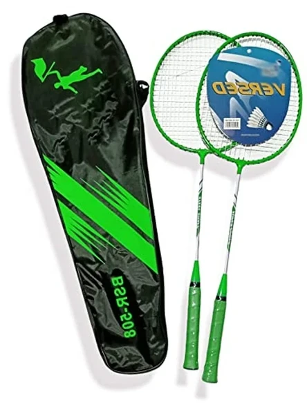 Çiftli Badminton Raket Seti, Taşınabilir Çanta ile Birlikte ürün görseli 1