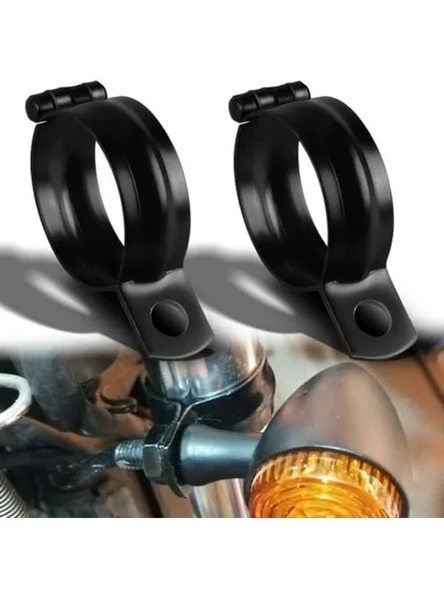 Motosiklet Dönüş Sinyali Montaj Braketi Kiti, 42-51 mm Çap Uygun ürün görseli 1