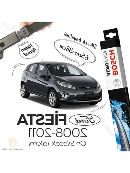 Bosch Ford Fiesta Muz Silecek Takımı (2008-2011) Aerotwin ürün görseli 1
