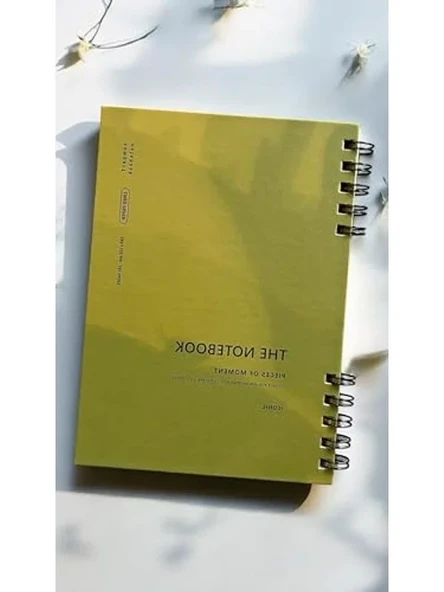 Spiralli 80 Yaprak Çizgili A5 Defter, 4 Farklı Renk Seçeneği ürün görseli 1