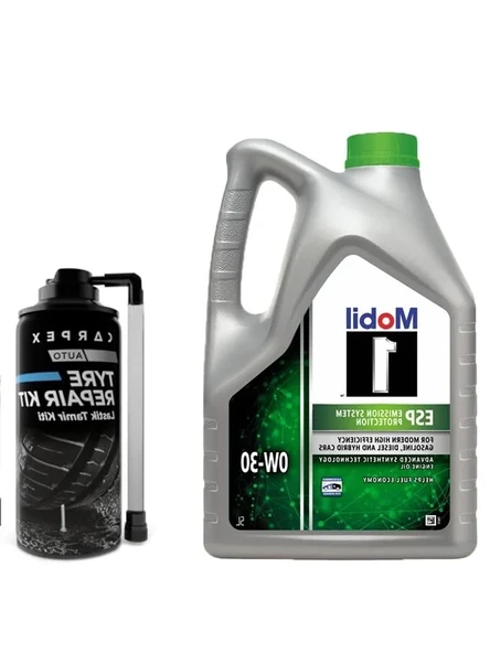 5 L Mobil 1 Esp 0W30 Motor Yağı ve Carpex Lastik Tamir Kiti ürün görseli 1
