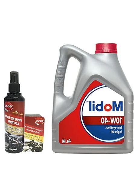 Mobil 10W40 Motor Yağı 4 L + 00117 Gojo Araç Bakım Seti ürün görseli 1