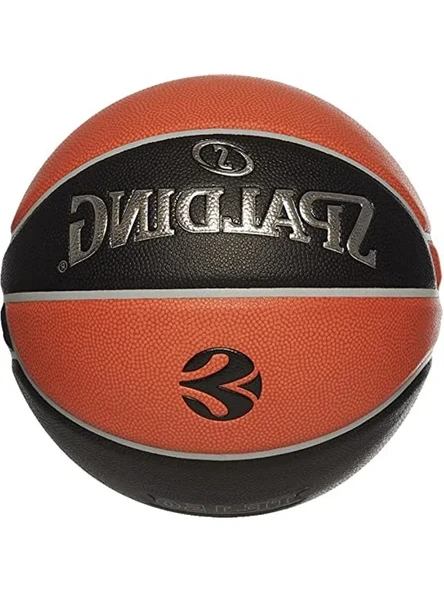 Unisex Euroleague Basketbol Topu, Siyah ve Turuncu Renk Seçenekleri ürün görseli 1