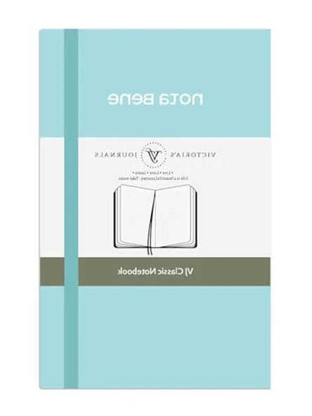 Nota Bene Classic Sert Kapak Defter, Mavi, 9x14 cm ürün görseli 1