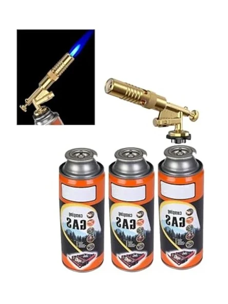 Metal Pürmüz Başlık ve 3'lü Set | Kaynak Çakmağı için Torch Kafası ürün görseli 1