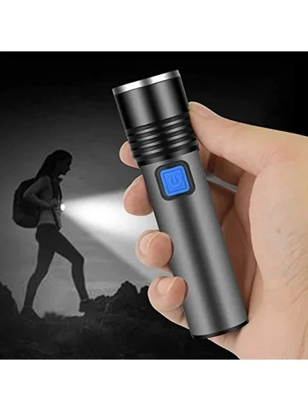 Profesyonel Ultra Güçlü T6 Led Zoom El Feneri, Taşınabilir ürün görseli 1