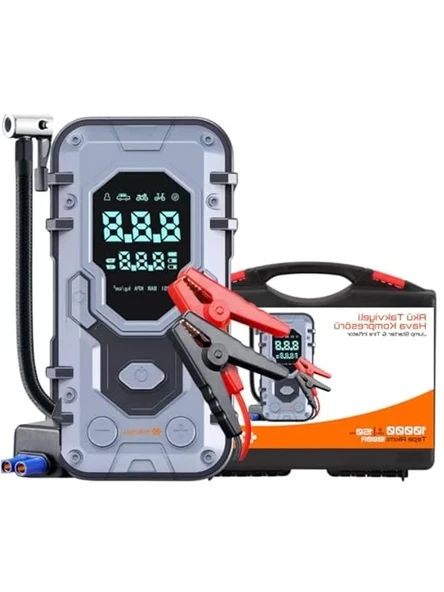 1000A Tepe Akımlı Akü Takviye Kiti, 10.000 mAh Kapasite ürün görseli 1