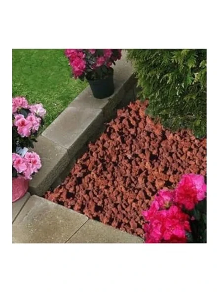 20 Litre Kırmızı Pomza Taşı, 5-10 Mm Boyutunda Volkanik Malzeme ürün görseli 1