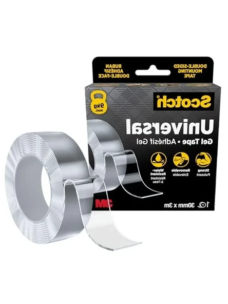 Çift Taraflı Nano Bant – 30 mm x 3 m Boyutunda, Su Geçirmez ve Güçlü Yapışkan ürün görseli 1