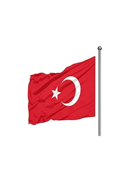 Baskılı Türk Bayrağı, 50x75 cm Ölçü ile ürün görseli 1