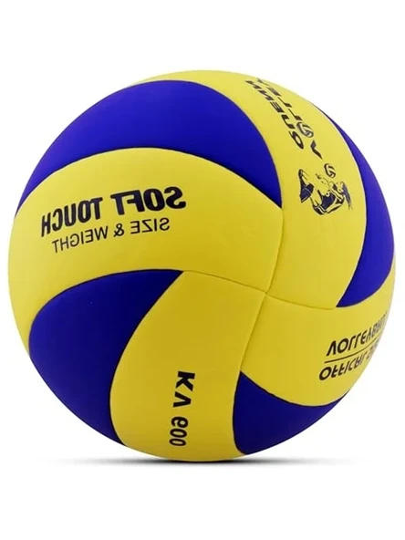 Voleybol Topu, Yumuşak Yüzeyli 5 Numara Kırmızı, Dayanıklı ürün görseli 1