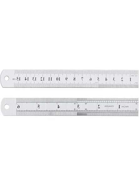 Çelik 15 cm Cetvel - Ölçme İşlemleri İçin ürün görseli 1