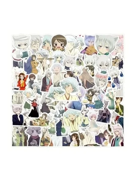 Anime Temalı 50'li Sticker Seti, Laptop ve Tablet İçin ürün görseli 1
