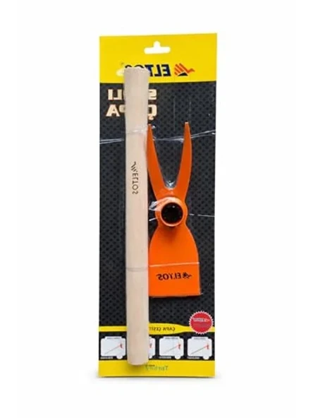 Dayanıklı metal saplı bahçe çapası, ergonomik ahşap sap, toprak havalandırma aracı ürün görseli 1