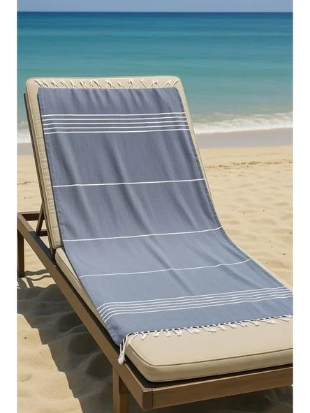 Plaj Havlusu, 100x180 cm Hızlı Kuruyan Pamuklu Yapı ürün görseli 1