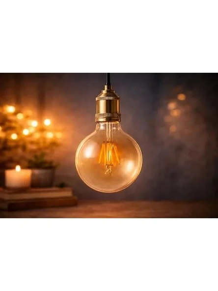 Dekoratif LED Ampul, Vintage Filament Tasarımı ile Enerji Verimliliği ürün görseli 1