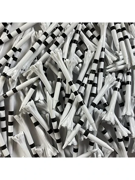 100 Adet Çizgili Golf Tişörtü, 3-1/4" My Hite Tee ürün görseli 1