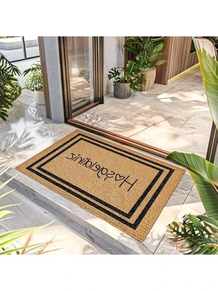 Desenli Kapı Önü Halı Paspas 40 x 60 Cm - Şık ve Kullanışlı ürün görseli 1
