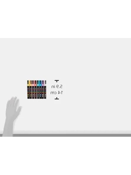 UNİ POSTER MARKÖRÜ SET PC-5M/8C SC SOFT RENK 8 Lİ - Resim 3