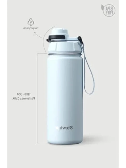 500 ml Kapasiteli Sızdırmaz Çelik Termos, Taşınabilir - Resim 3