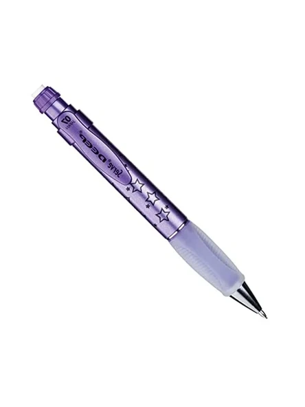 Metallic Mor Desenli Mekanik Kurşun Kalem, 0.7 mm Uç İle Şık Tasarım ürün görseli 1