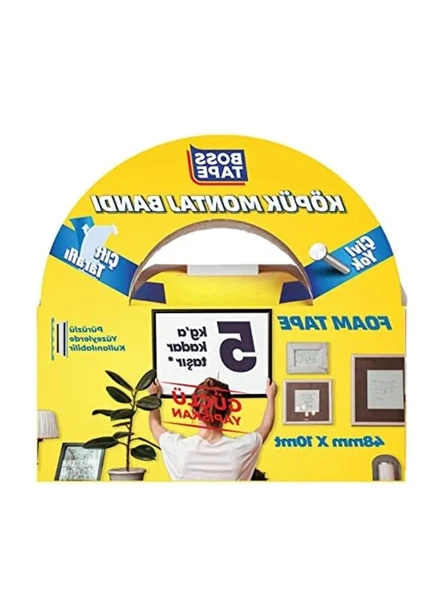 Çift Taraflı Mıknatıs Bant - 5 kg Taşıma Kapasitesi, 48 mm x 10 Metre ürün görseli 1