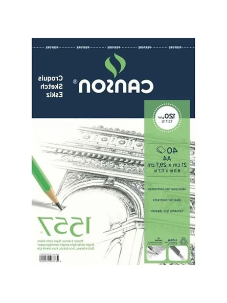 A4 120gr Resim Defteri, 40 Yaprak, Üstten Spiralli, Yaratıcılığınızı Geliştirin ürün görseli 1