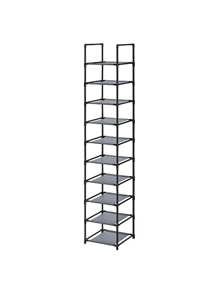 10 Raflı Ayakkabı Rafı, Metal Çerçeve ile Uzun Süreli Kullanım Sağlar ürün görseli 1