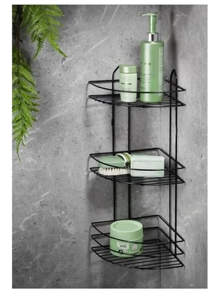 Paslanmaz Banyo Düzenleyici, Yapışkanlı ve Pratik Kullanım için ürün görseli 1