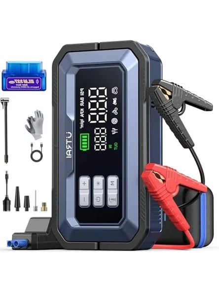 16000mAh Jump Starter, Akü Takviye ve Lastik Şişirme ürün görseli 1