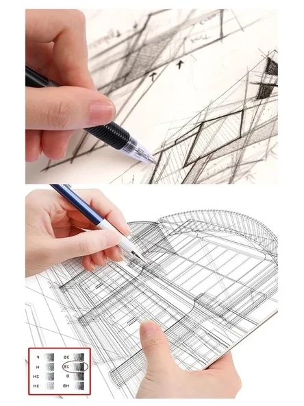 0.9 mm Kalem Ucu Seti, 72'li Paket, Çoklu Versatil Kalem Uçları - Resim 3