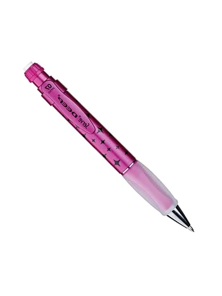 Metalik Pembe Desenli 0.7 mm Mekanik Kurşun Kalem ile Şıklık Katın ürün görseli 1