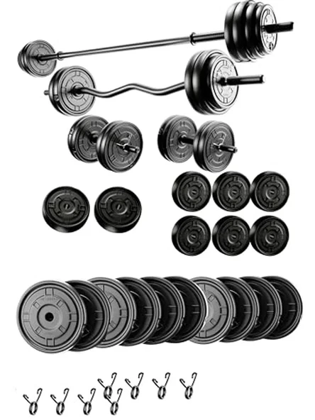 3'lü Halter Seti, Ağırlık ve Fitness için Uygun ürün görseli 1