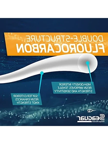 Fluorocarbon Olta İp, Tatlı ve Tuzlu Su Kullanımı için - Resim 3