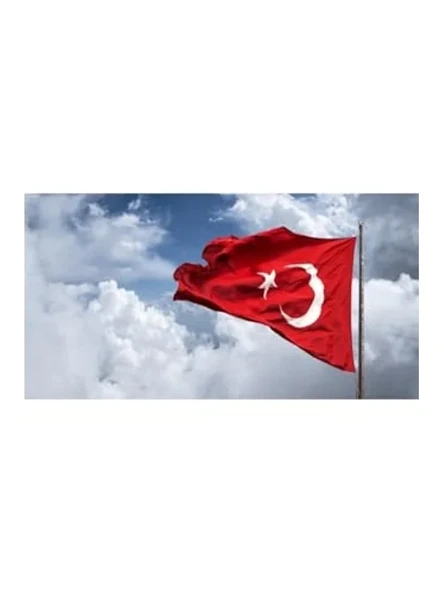150 x 225 cm Ölçülerinde Türk Bayrağı, Kaliteli Kumaş ürün görseli 1
