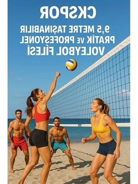 Taşınabilir Voleybol Filesi, 9,5 Metre Uzunluk ürün görseli 1