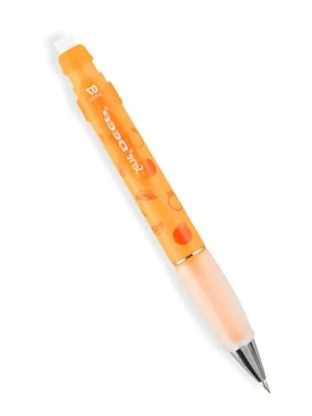 0.7 mm Mekanik Kurşun Kalem, Turuncu Renk, Gizlenebilir Uç ürün görseli 1