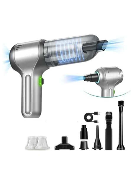 180 Watt Güçlü Taşınabilir Mini Süpürge, 12000Pa Şarjlı ürün görseli 1