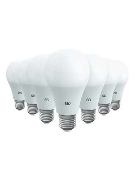 10'lu LED Ampul Seti, 15W Gün Işığı ile Enerji Tasarruflu Aydınlatma ürün görseli 1