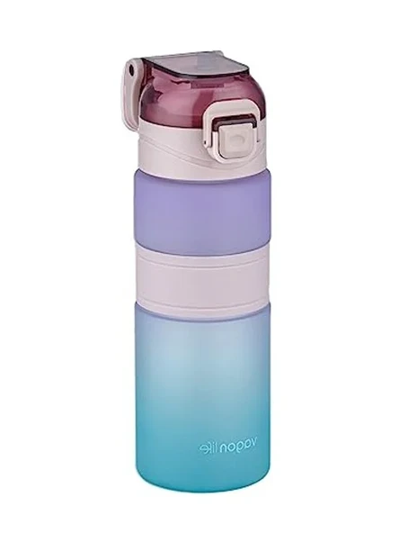 600 ml Kapasiteli Motivasyon Su Matarası - Kaydırmaz Silikon Gövde ürün görseli 1