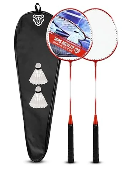 5'li Badminton Raket Seti, 2 Raket ve 2 Top ile Uygun Fiyatlı ürün görseli 1