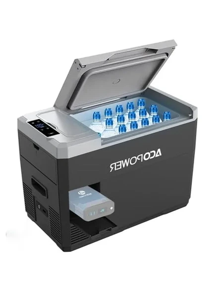 V28 12/24/220Volt 28Litre Kompresörlü Outdoor Oto Buzdolabı (Akü Dahil Değildir) ürün görseli 1