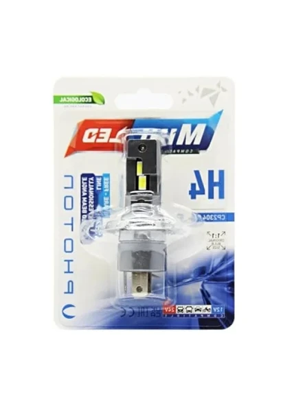 Enerji Tasarruflu Mini H4 12-24V LED Ampul (Tekli) ürün görseli 1