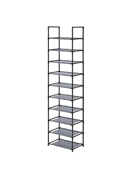 Ayakkabı Rafı, 10 Raflı ve Metal Çerçeve ile Pratik Kullanım ürün görseli 1