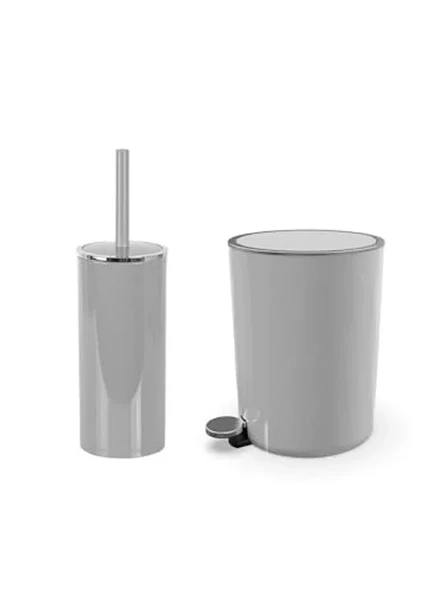 Pedallı Banyo Çöp Kova Seti, 6 Litre Kapasiteli ve Pratik Kullanım ürün görseli 1