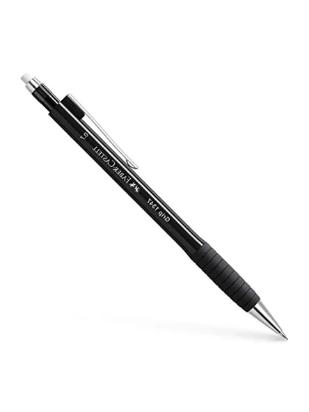 0.7 mm Uçlu Ergonomik Siyah Versatil Kalem, Yaylı Uç ve Uzun Silgi ürün görseli 1