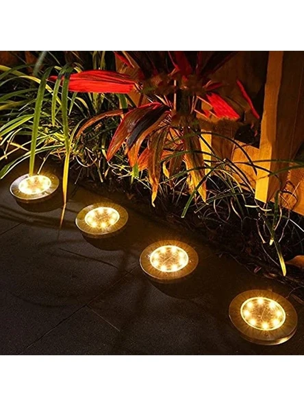 Güneş Enerjili Ledli Bahçe Aydınlatma, 3 W Gün Işığı, 2 Adet Set ürün görseli 1