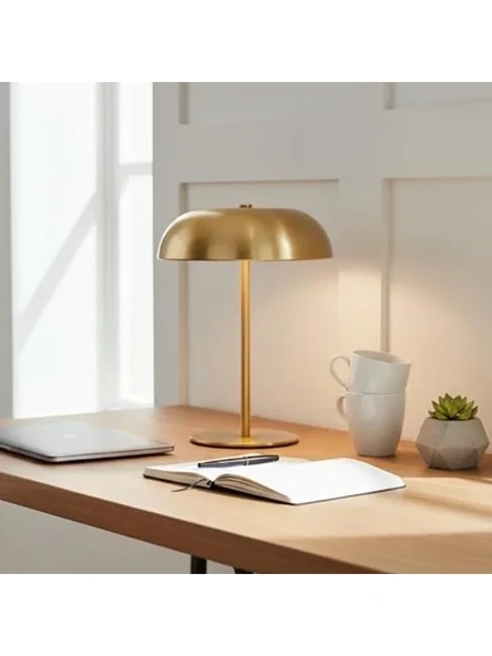Şarj Edilebilir Modern LED Masa Lambası | Taşınabilir Tasarım | Gold, Gümüş, Krem Renk Seçenekleri ürün görseli 1